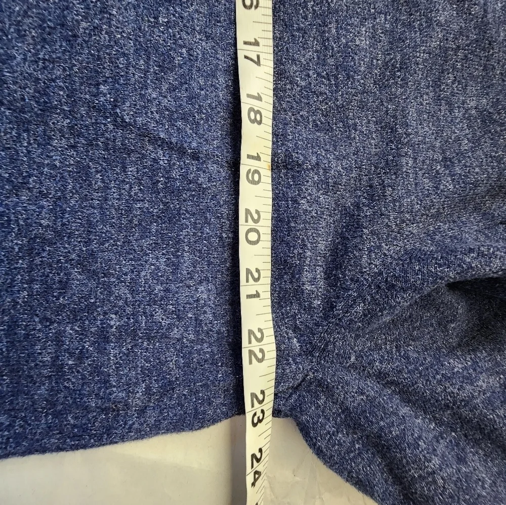J.Crew  Blue Crew Neck Pullover Cotton Men's Sweater  Size XL